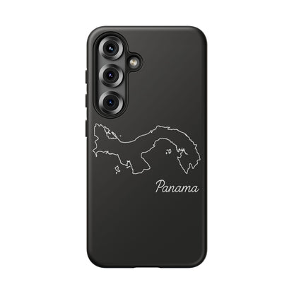 Panama Outline Phone Case – Minimal Country Map Tough Case (iPhone, Samsung, Pixel)