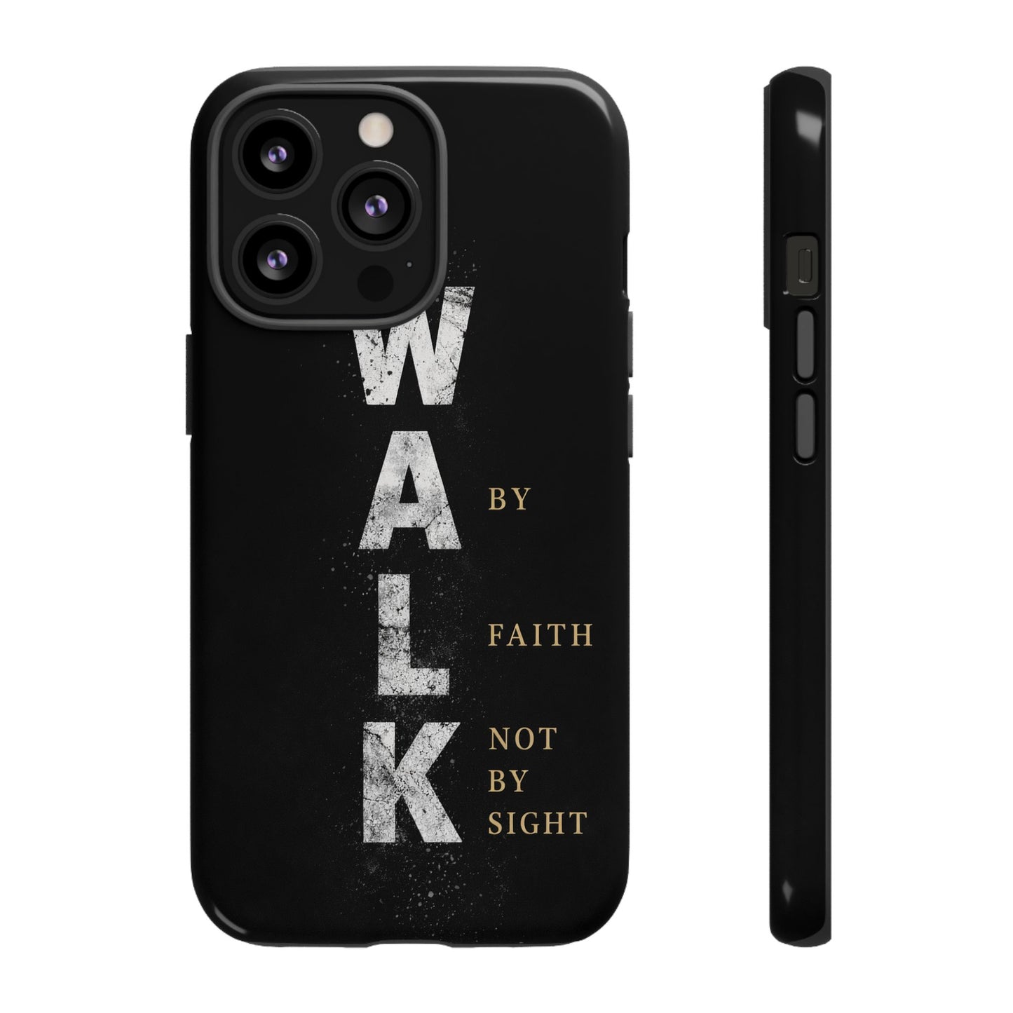 Walk by Faith Not by Sight Christian Phone Case Bible Verse Faith Cover