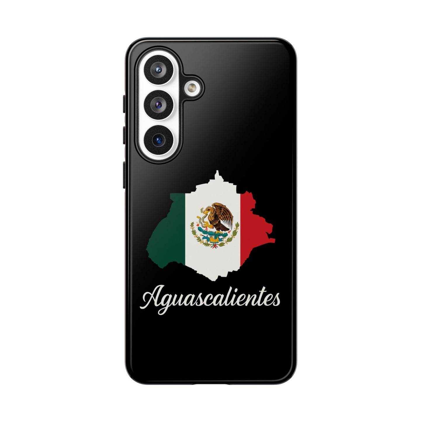 Aguascalientes Mexico Flag Map Phone Case | Mexican American Pride Tough Case for iPhone & Samsung