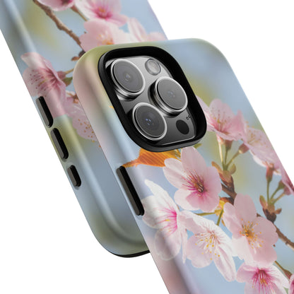 Cherry Blossom Phone Case – Pink Floral Tough Case (iPhone, Samsung Galaxy, Pixel)