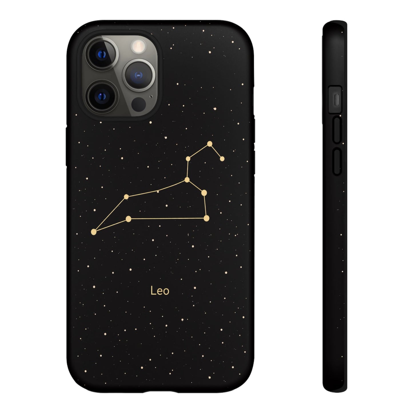 Leo Zodiac Constellation Phone Case – Luxe Gold Celestial Cover