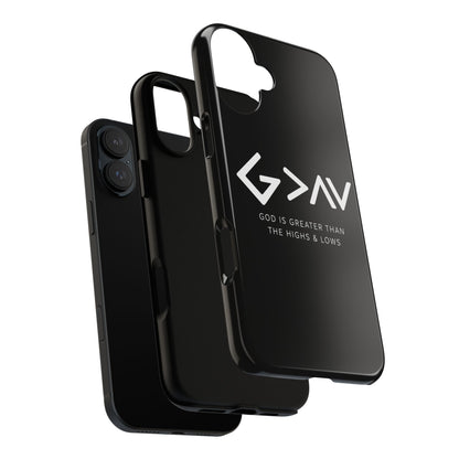 God Is Greater Than The Highs & Lows G>∧∨ Christian Phone Case