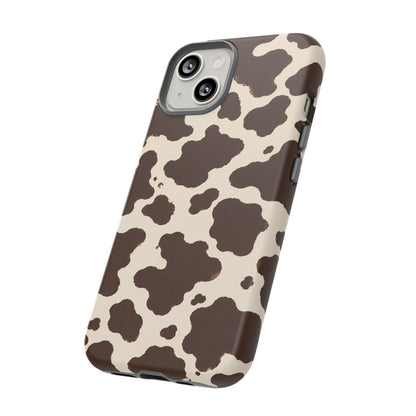 Western Cow Print Tough Phone Case for iPhone Samsung Galaxy Pixel