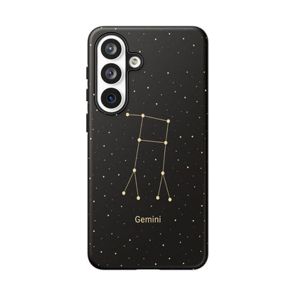 Gemini Zodiac Constellation Phone Case – Luxe Gold Celestial Cover