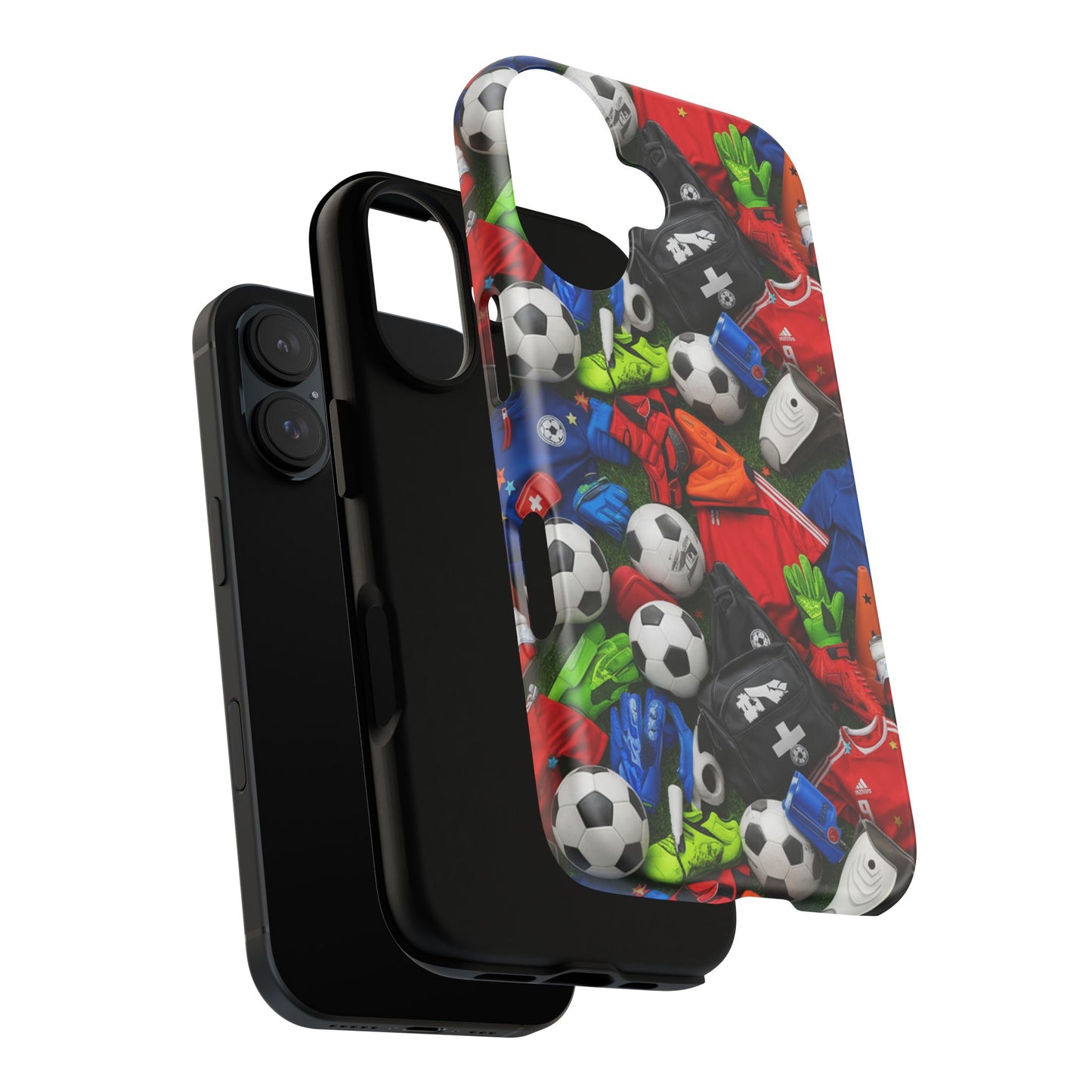 Soccer Ball Pattern Phone Case – Sports Fan Tough Protective Game Day Case