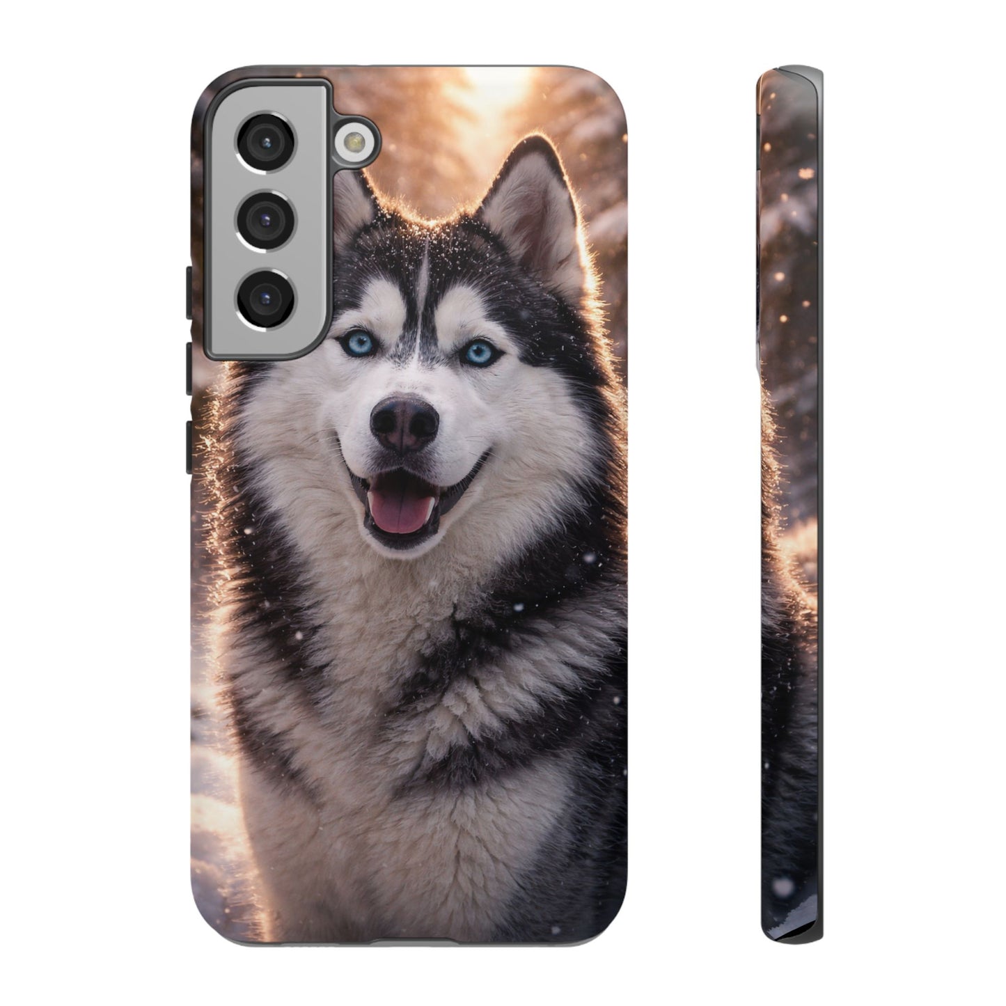 Siberian Husky Tough Phone Case | Blue Eyes Dog Cover Protective iPhone Case