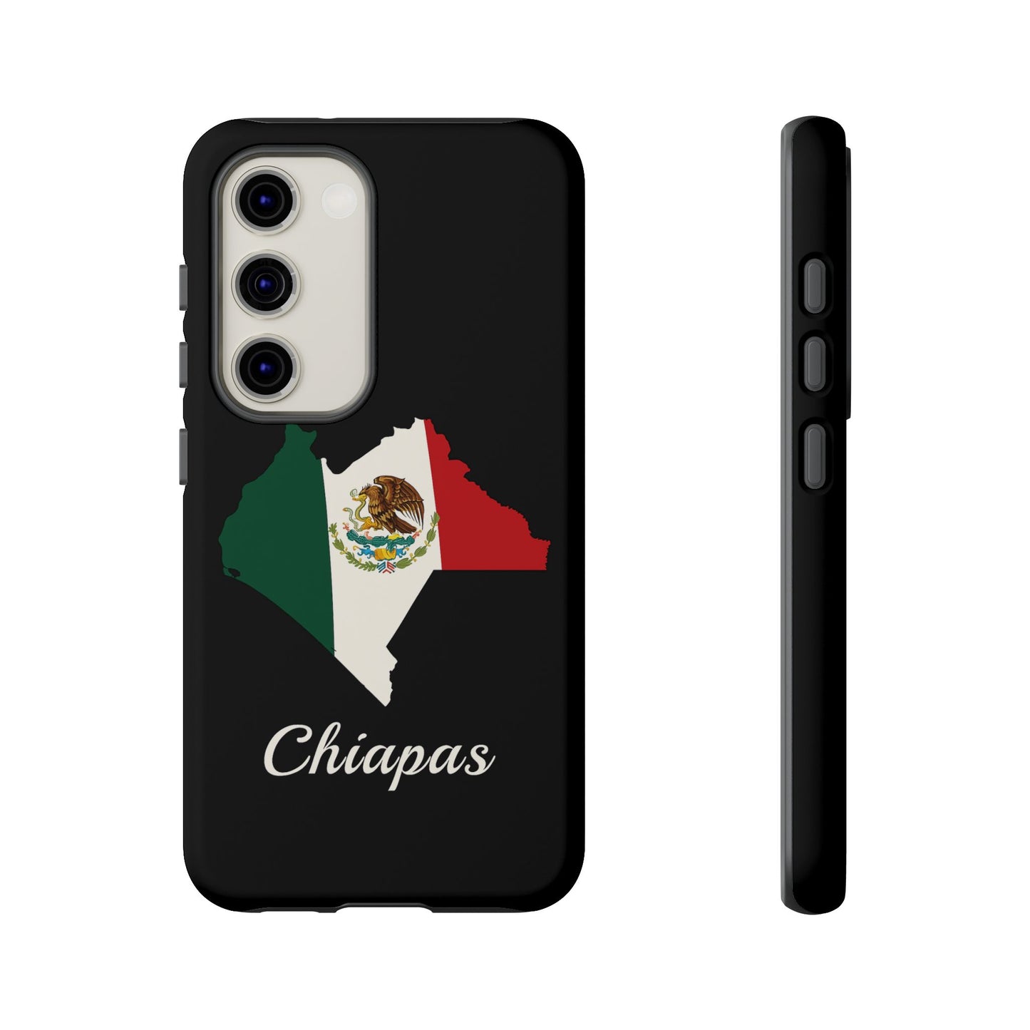 Chiapas Mexico Flag Map Phone Case | Mexican American Pride Tough Case for iPhone & Samsung
