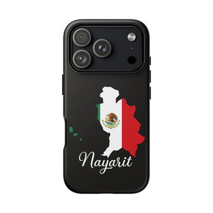 Nayarit Mexico Flag Map Phone Case | Mexican American Pride Tough Case for iPhone & Samsung