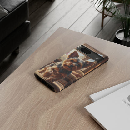 Yorkshire Terrier Phone Case – Cute Yorkie Puppy Tough Case (iPhone, Samsung, Pixel)