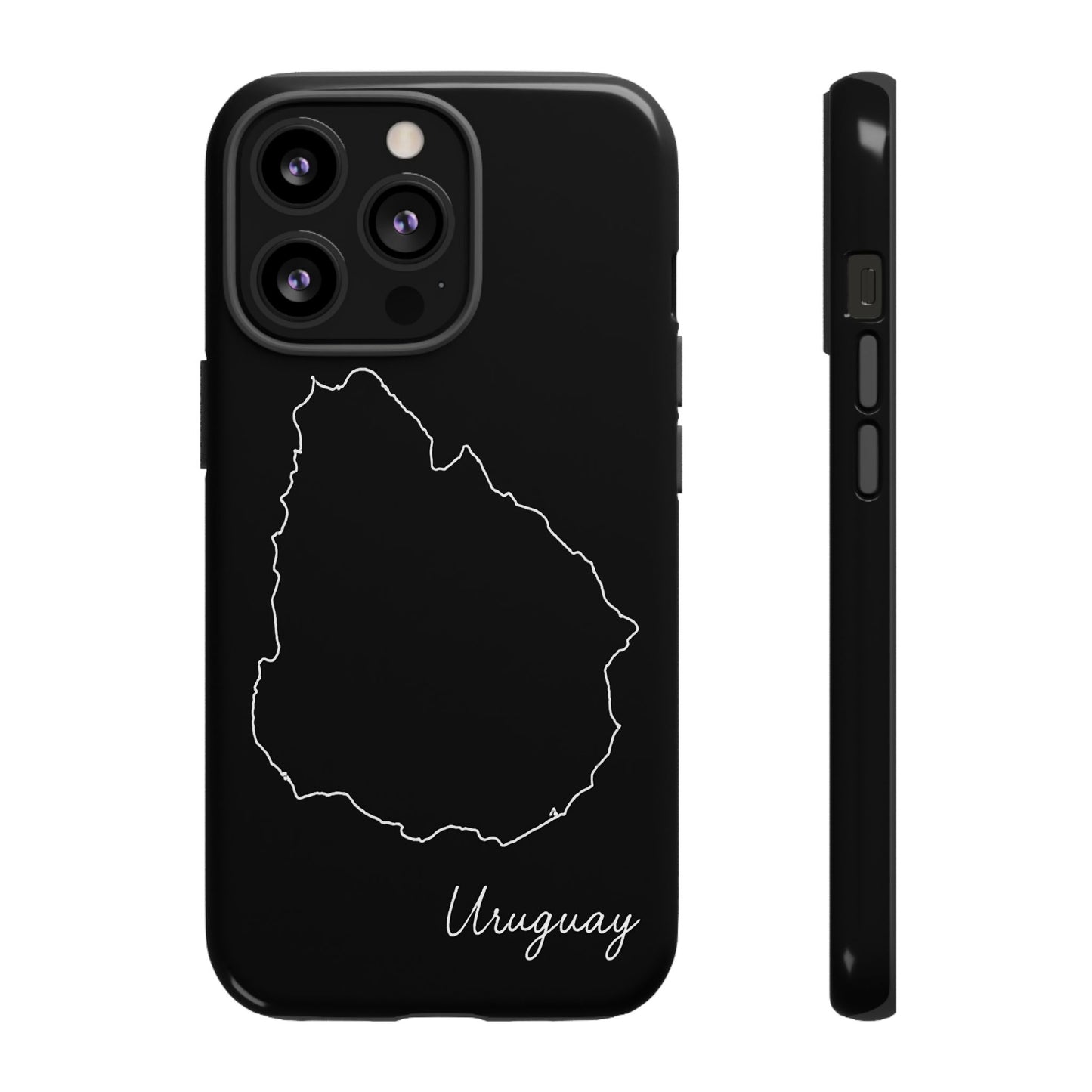 Uruguay Outline Phone Case – Minimal Country Map Tough Case (iPhone, Samsung, Pixel)