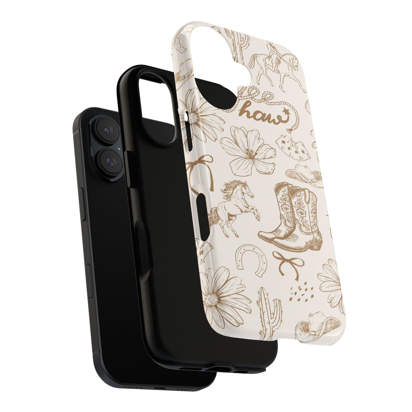 Western Cowgirl Phone Case for iPhone Samsung Galaxy Pixel Tough Case