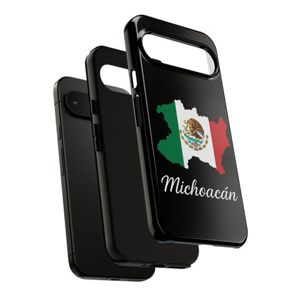 Michoacán Mexico Flag Map Phone Case | Mexican American Pride Tough Case for iPhone & Samsung