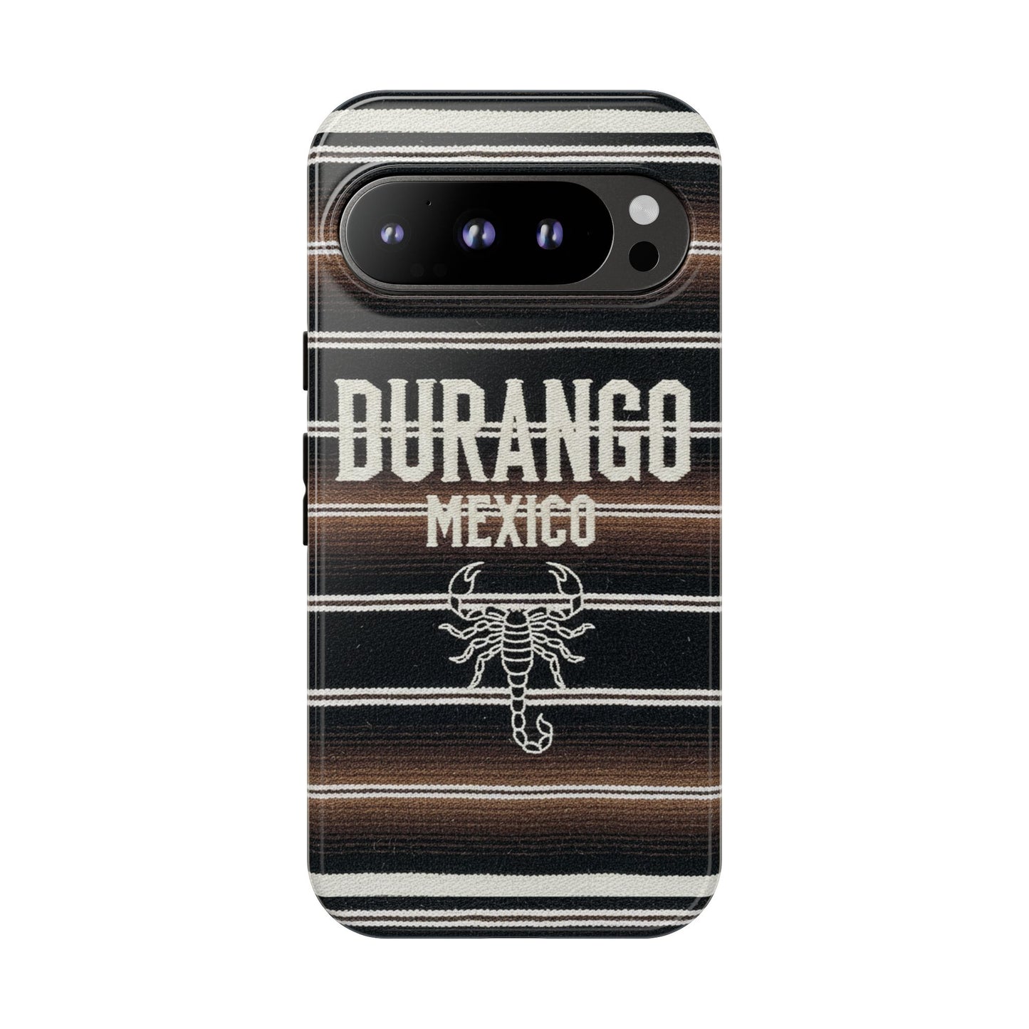 Durango Mexico Phone Case | Serape Scorpion Western Design | Mexican Heritage Tough Case for iPhone & Samsung
