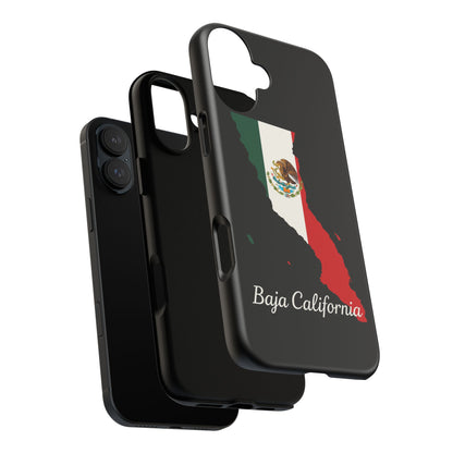 Baja California Mexico Flag Map Phone Case | Mexican American Pride Tough Case for iPhone & Samsung