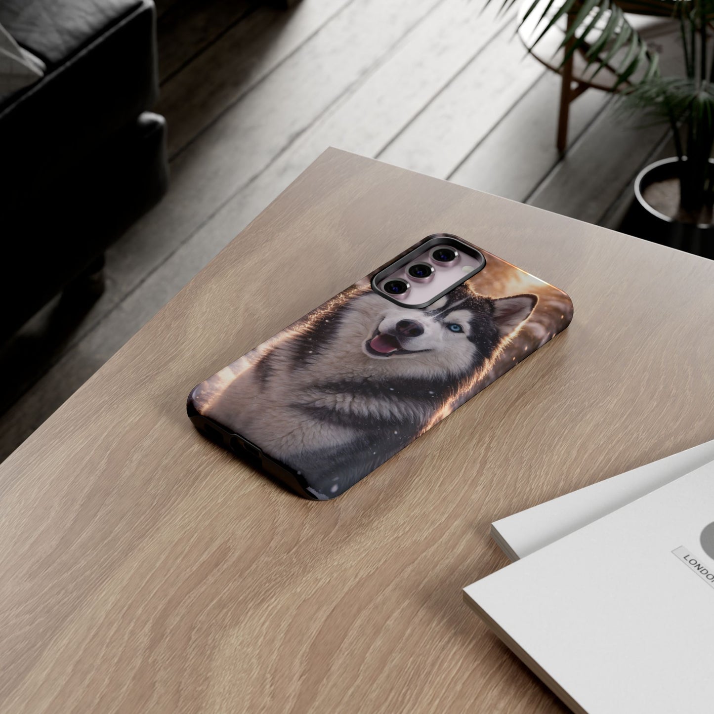 Siberian Husky Tough Phone Case | Blue Eyes Dog Cover Protective iPhone Case