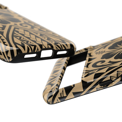 Polynesian Tribal Hawaiin Hibiscus Phone Case for iPhone Samsung Galaxy