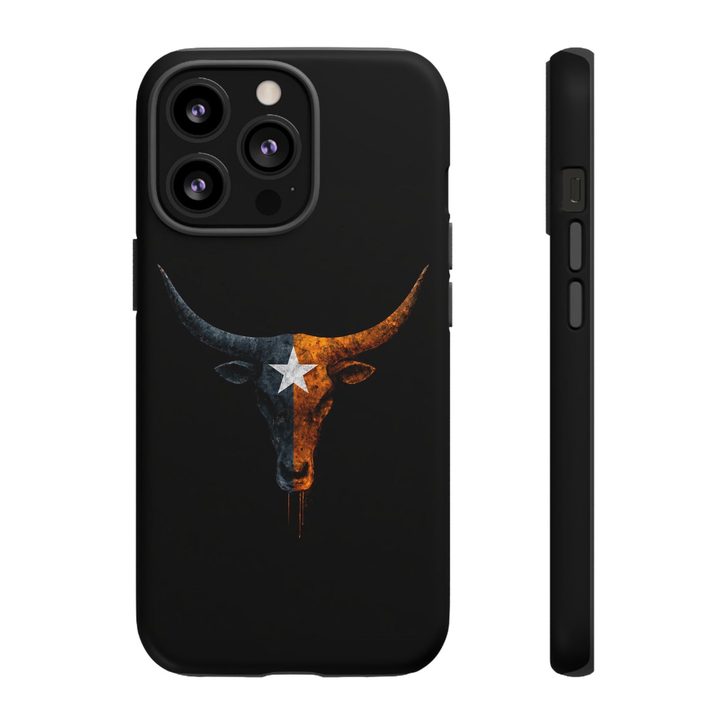 Texas Longhorn Skull Phone Case Western Cowboy Bull iPhone Samsung Cover