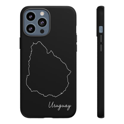 Uruguay Outline Phone Case – Minimal Country Map Tough Case (iPhone, Samsung, Pixel)