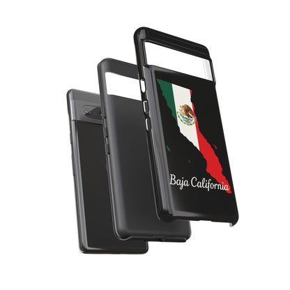 Baja California Mexico Flag Map Phone Case | Mexican American Pride Tough Case for iPhone & Samsung