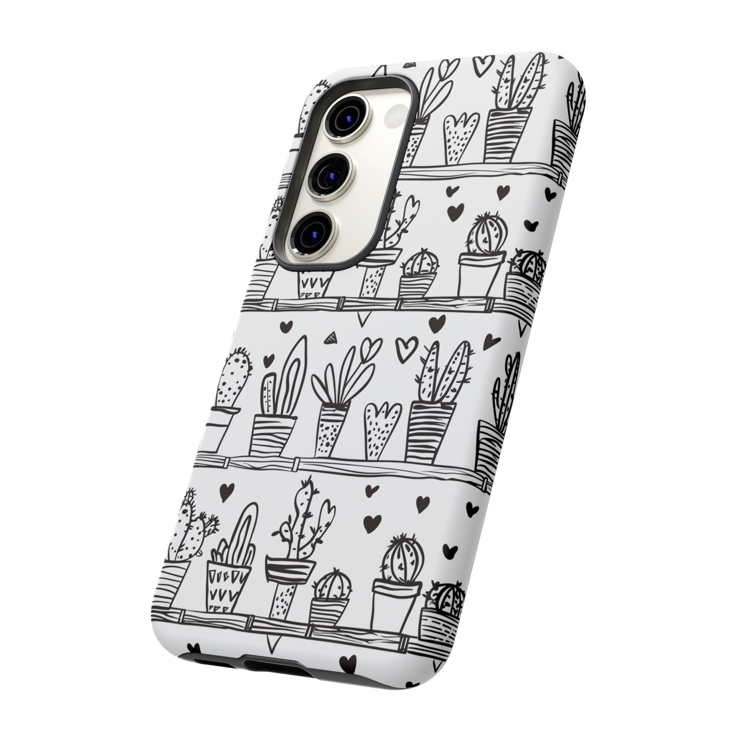 Cactus Succulent Phone Case Cute Plant Aesthetic iPhone Samsung Cover