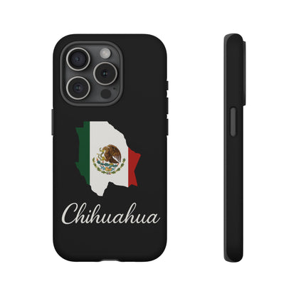 Chihuahua Mexico Flag Map Phone Case | Mexican American Pride Tough Case for iPhone & Samsung