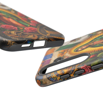 Virgen de Guadalupe Phone Case Mexican Floral iPhone Samsung Pixel Case