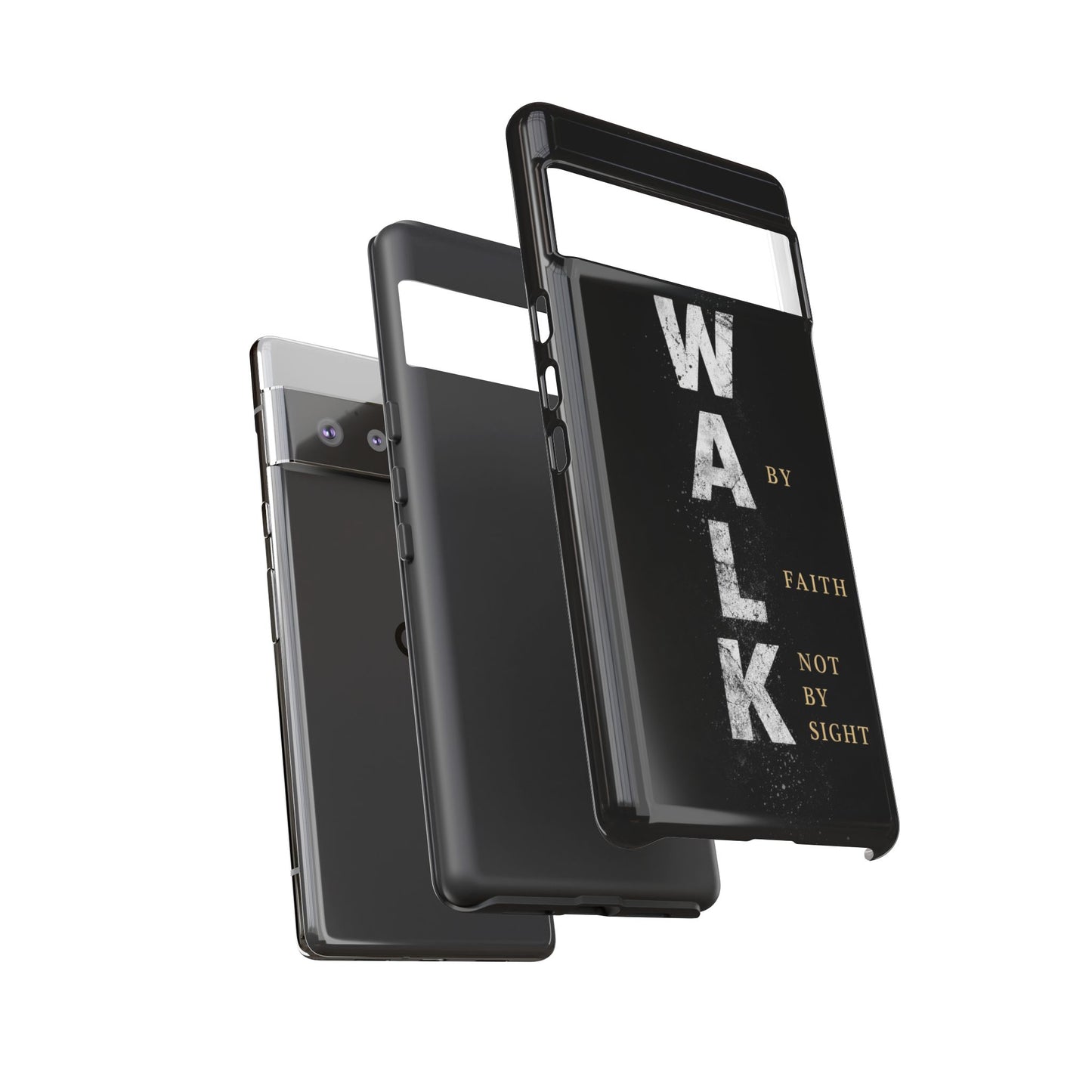 Walk by Faith Not by Sight Christian Phone Case Bible Verse Faith Cover