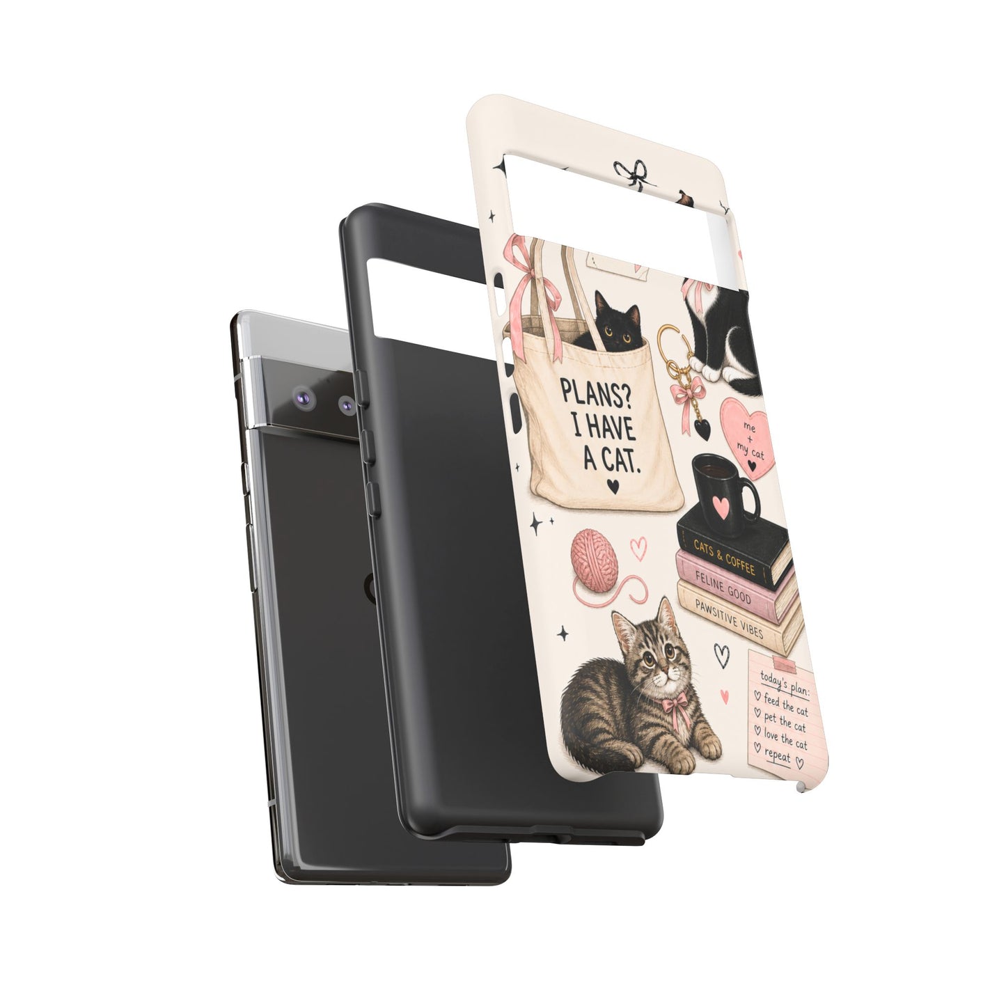 Cat Lover Phone Case | Plans? I Have A Cat Cute Aesthetic Cover