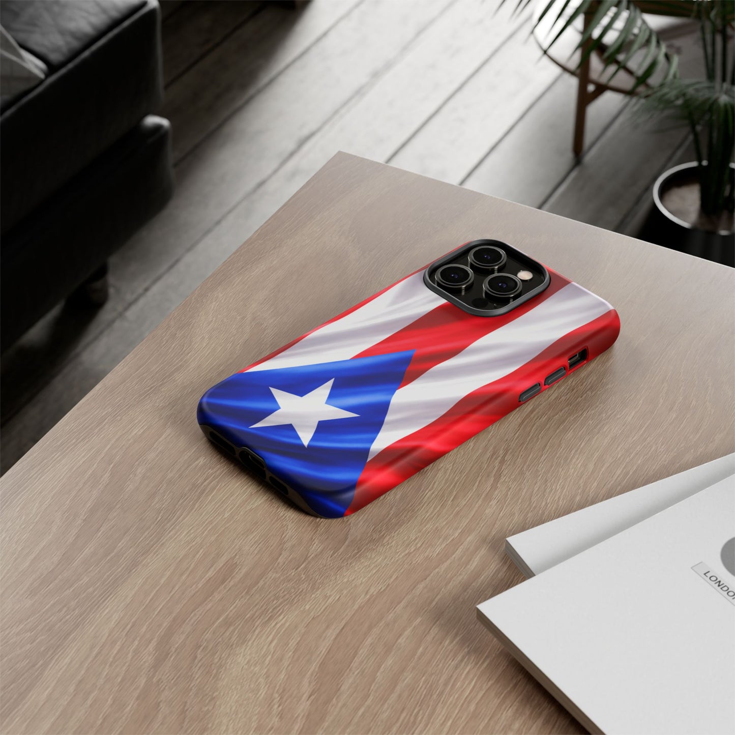 Puerto Rico Flag Phone Case | Boricua Pride Tough Case | Puerto Rican Flag Protective Cover for iPhone & Samsung