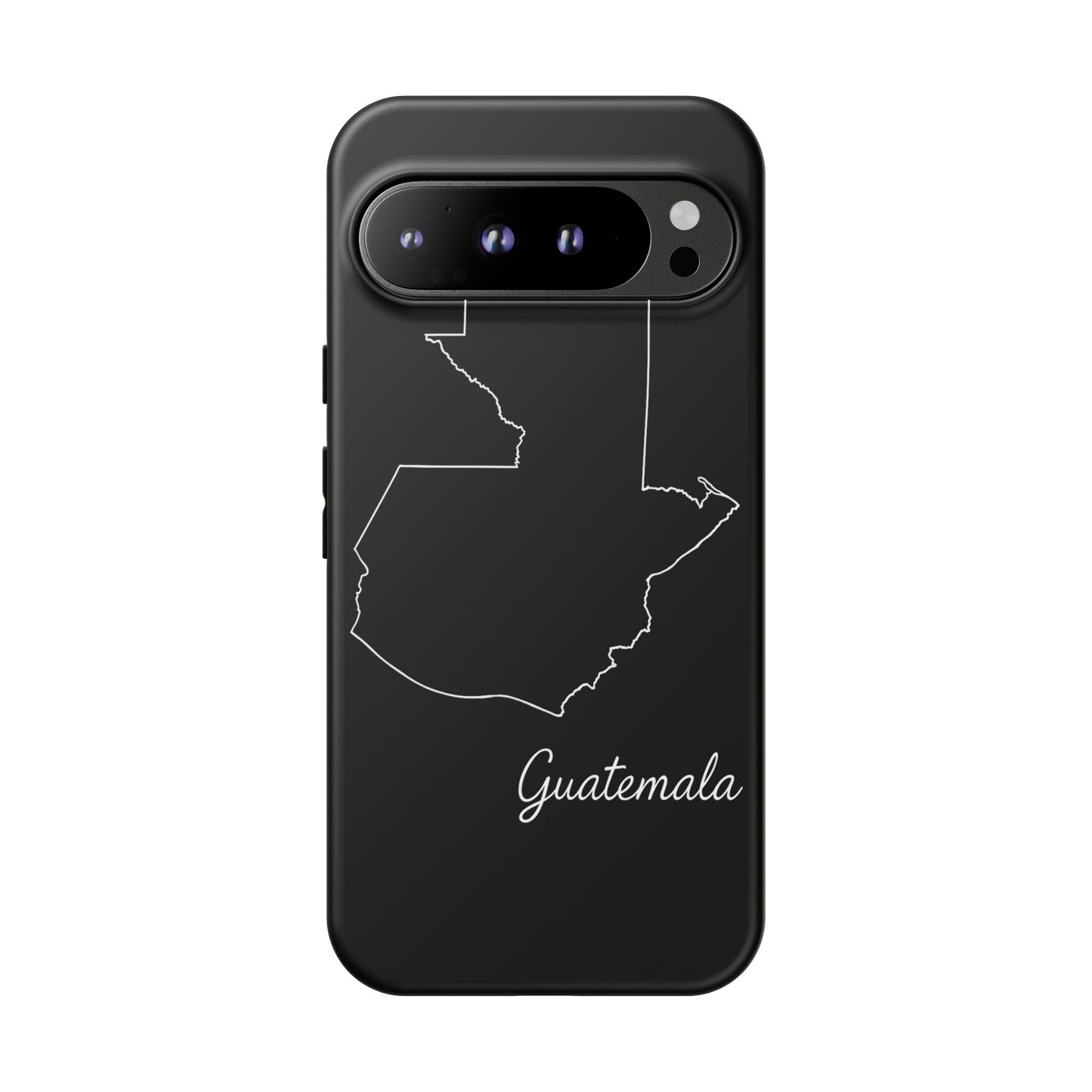 Guatemala Outline Phone Case – Minimal Country Map Tough Case (iPhone, Samsung, Pixel)