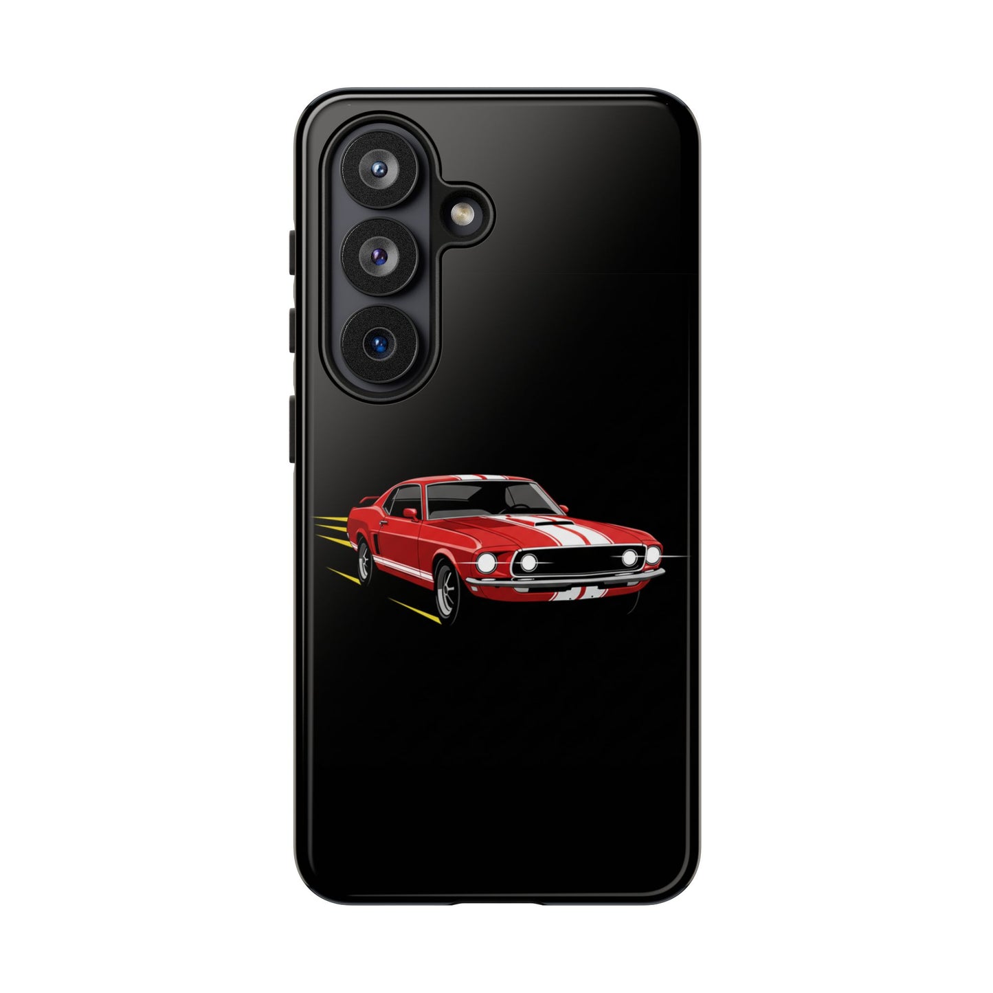 Red Muscle Car Phone Case – Classic Car Racing Tough Protective Case
