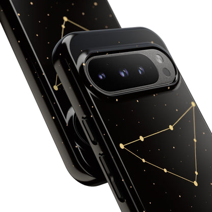 Capricorn Zodiac Constellation Phone Case – Luxe Gold Celestial Cover