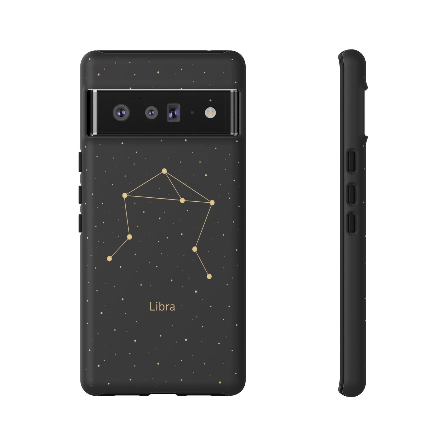 Libra Zodiac Constellation Phone Case – Luxe Gold Celestial Cover