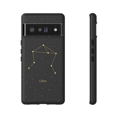 Libra Zodiac Constellation Phone Case – Luxe Gold Celestial Cover