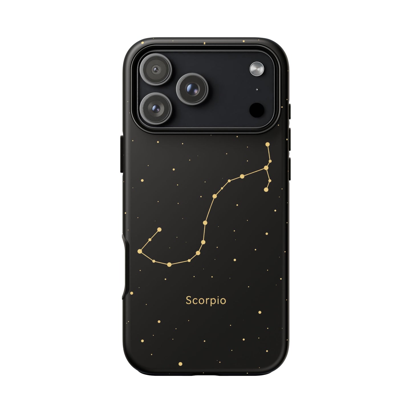Scorpio Zodiac Constellation Phone Case – Luxe Gold Celestial Cover