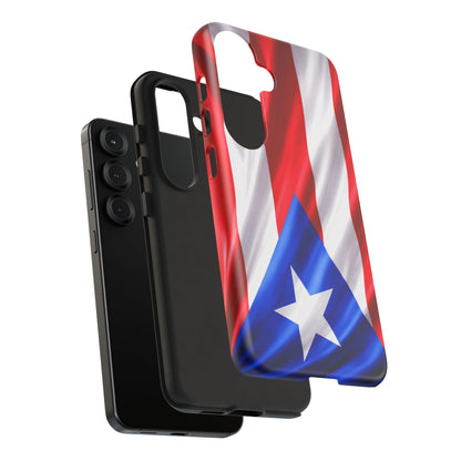 Puerto Rico Flag Phone Case | Boricua Pride Tough Case | Puerto Rican Flag Protective Cover for iPhone & Samsung