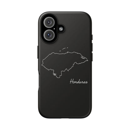 Honduras Outline Phone Case – Minimal Country Map Tough Case (iPhone, Samsung, Pixel)