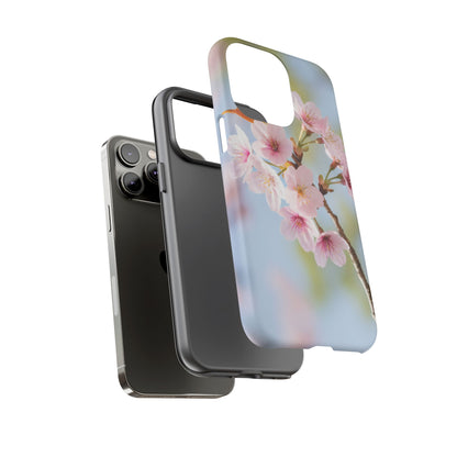 Cherry Blossom Phone Case – Pink Floral Tough Case (iPhone, Samsung Galaxy, Pixel)