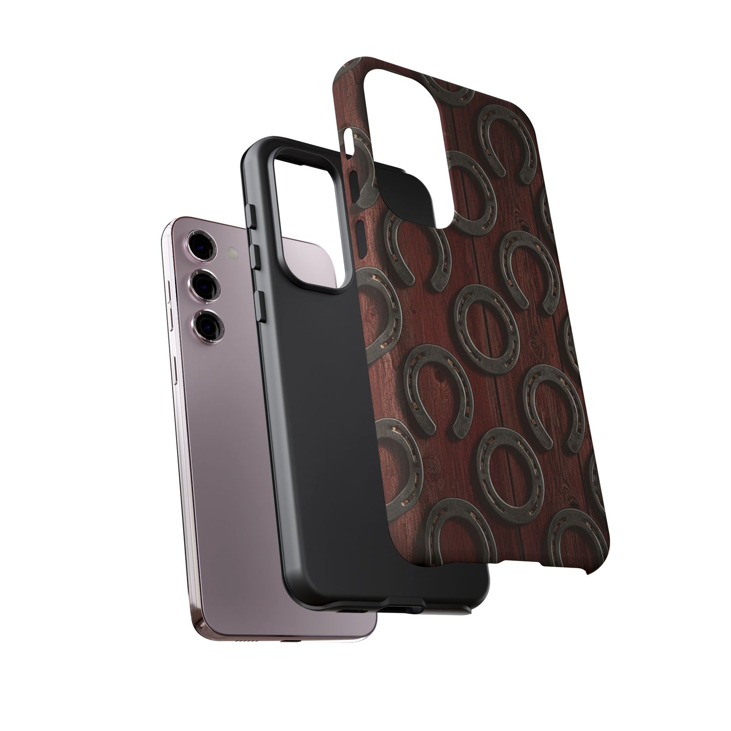 Rustic Horseshoe Western Phone Case – Cowboy Country Ranch Tough Case