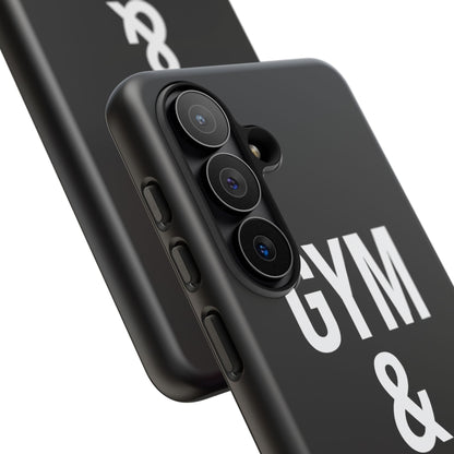 Gym & Jesus Phone Case Christian Faith Workout Gym Motivation Case