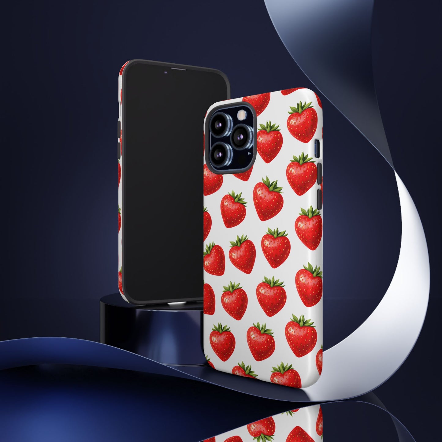 Cute Strawberry Phone Case – Aesthetic Fruit Pattern Protective Cover for Iphone, Samsung Galaxy and Pixel