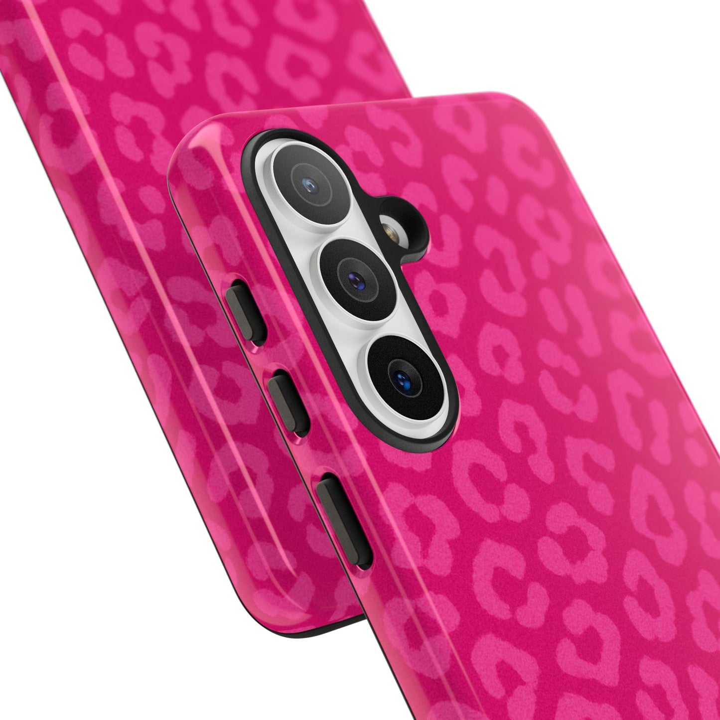 Hot Pink Leopard Phone Case – Bold Coquette Aesthetic Tough Case