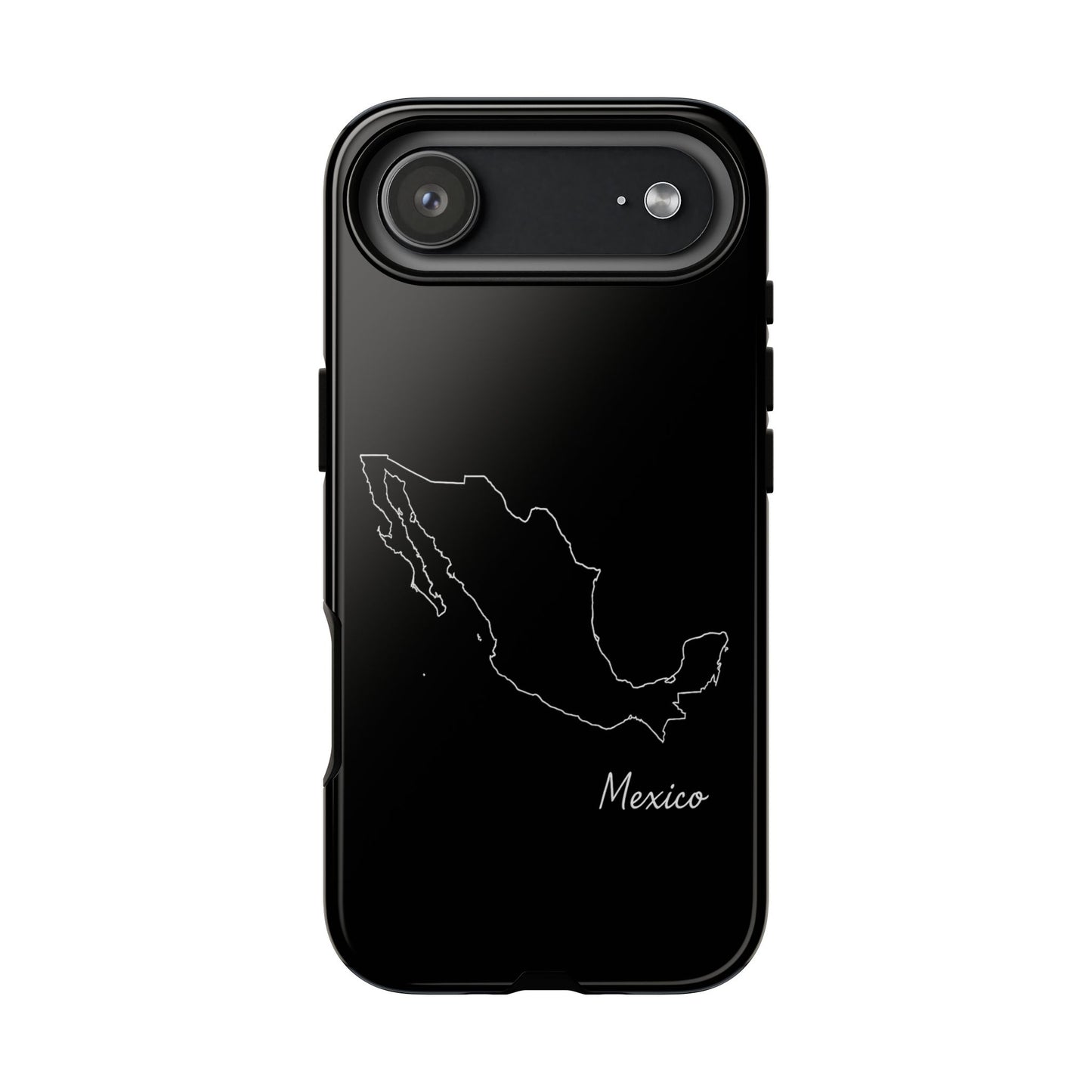Mexico Outline Phone Case – Minimal Country Map Tough Case (iPhone, Samsung, Pixel)