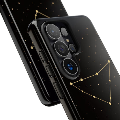 Capricorn Zodiac Constellation Phone Case – Luxe Gold Celestial Cover