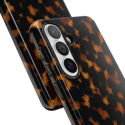 Tortoiseshell Phone Case – Brown Leopard Pattern Luxury Tough Protective Case