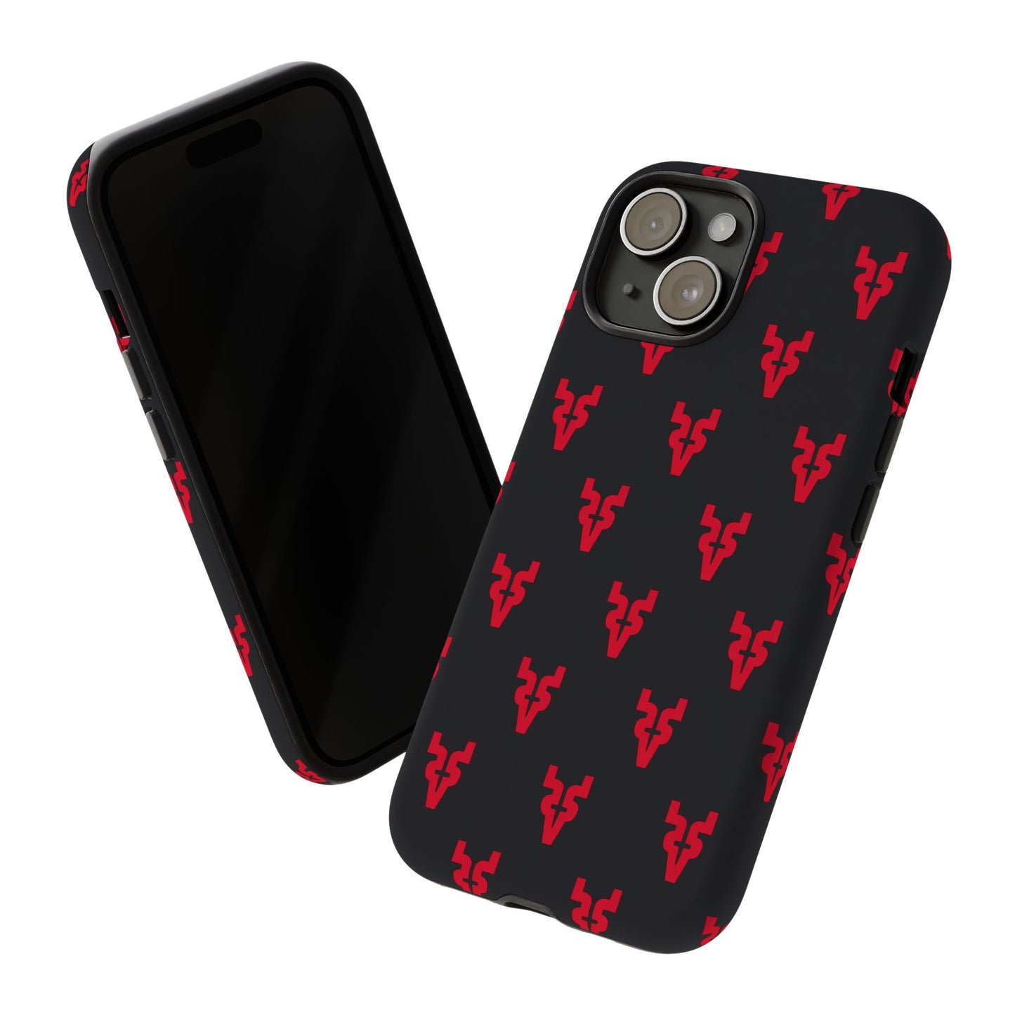 Mazatlán Bull Phone Case – Black Red Streetwear Tough Shockproof Cover