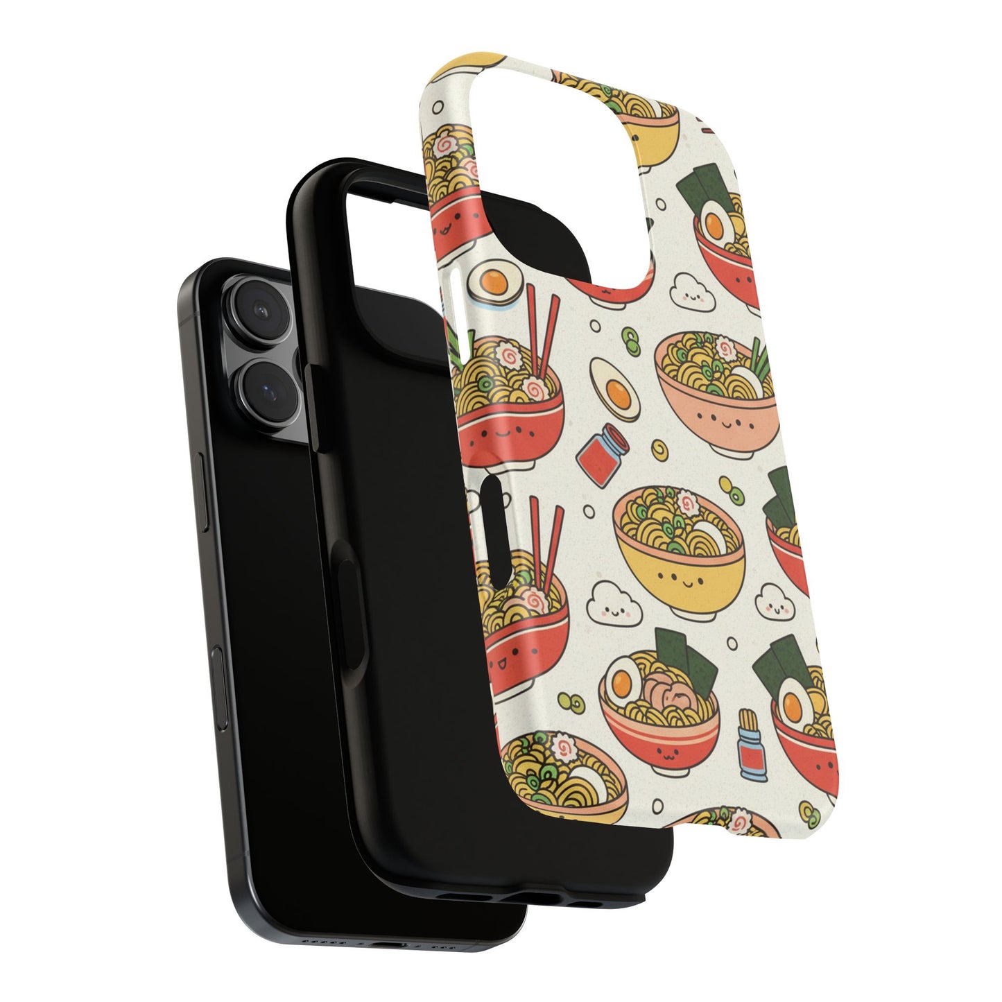 Kawaii Ramen Phone Case – Cute Japanese Food Pattern | Noodle Bowl Aesthetic Case
