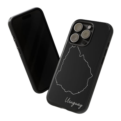 Uruguay Outline Phone Case – Minimal Country Map Tough Case (iPhone, Samsung, Pixel)
