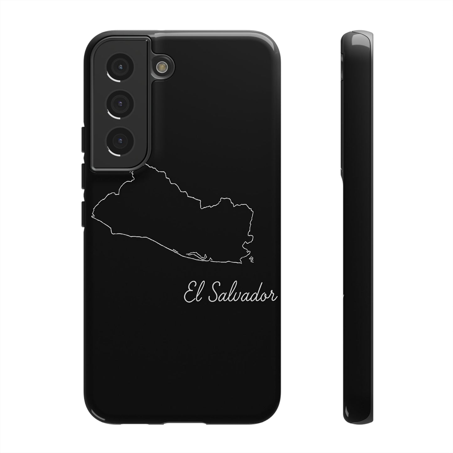 El Salvador Outline Phone Case – Minimal Country Map Tough Case (iPhone, Samsung, Pixel)