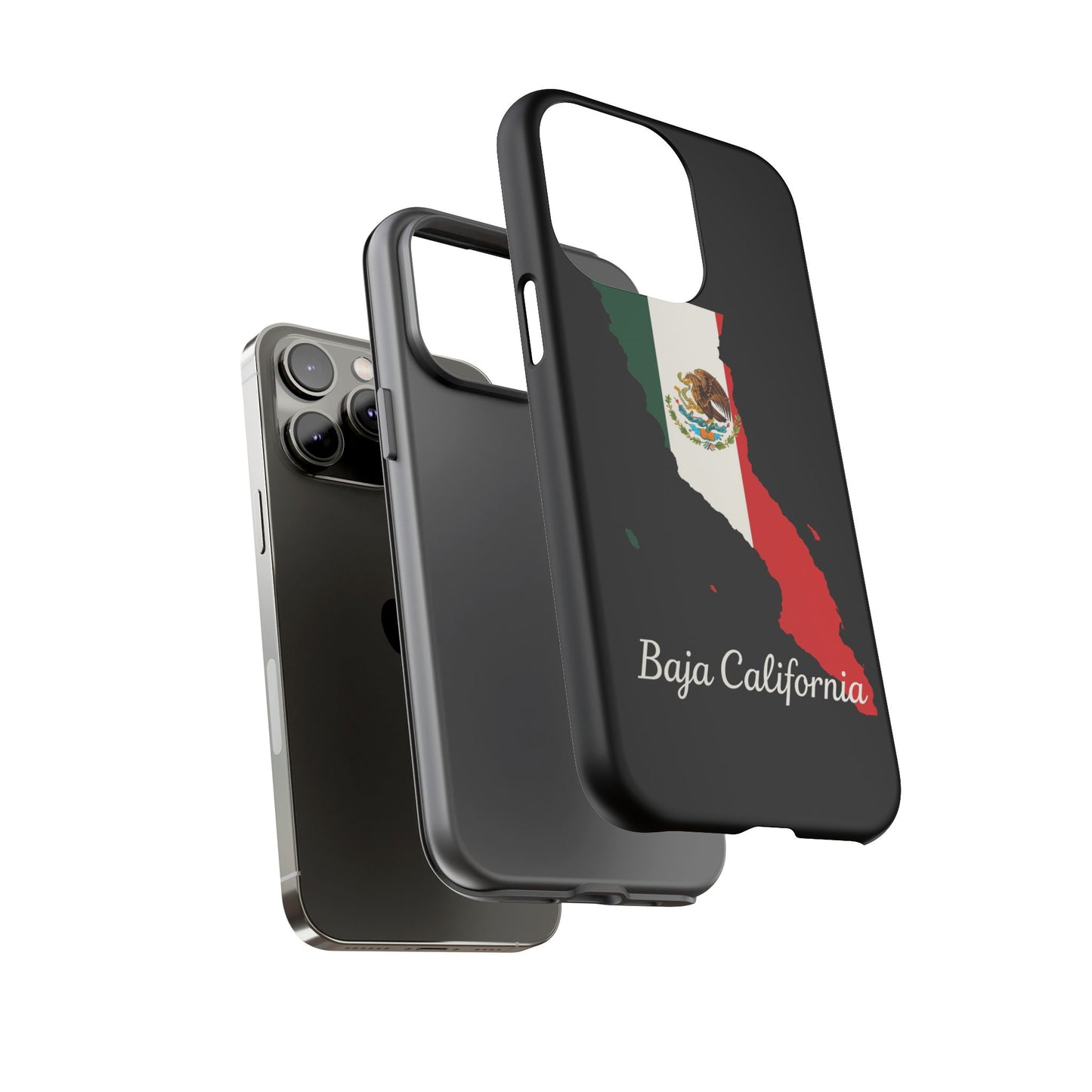 Baja California Mexico Flag Map Phone Case | Mexican American Pride Tough Case for iPhone & Samsung